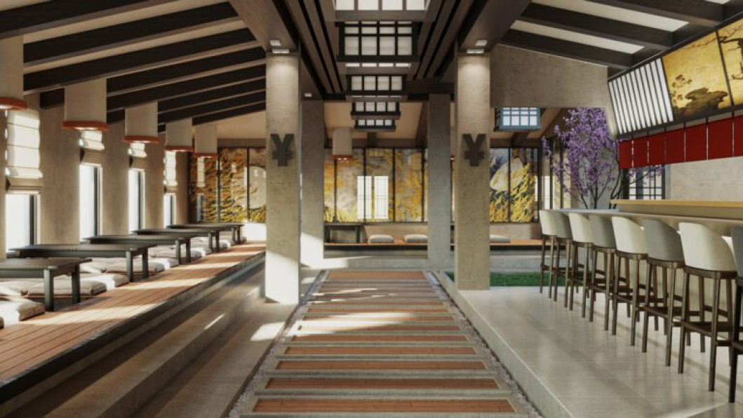 Duy Le - 3D Interior Restaurant Model Download 