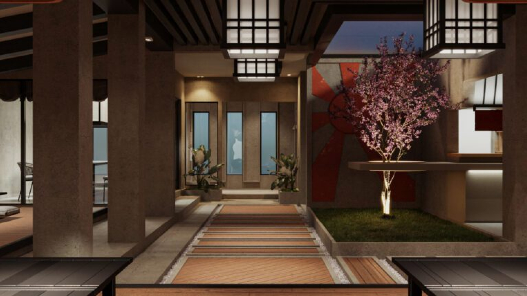 Duy Le - 3D Interior Restaurant Model Download 