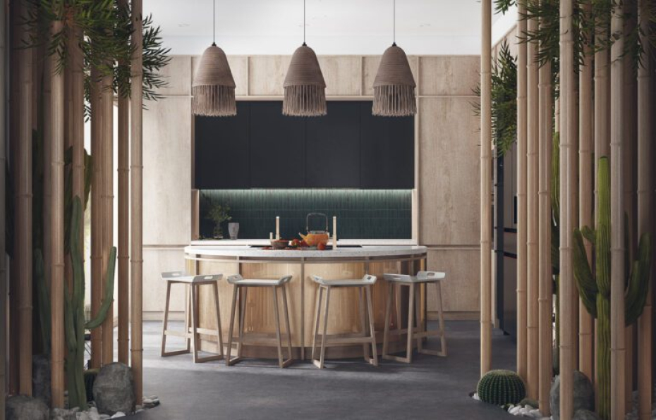 Chinh Van - Free 3D Interior Kitchen Room- Dining Model Download 