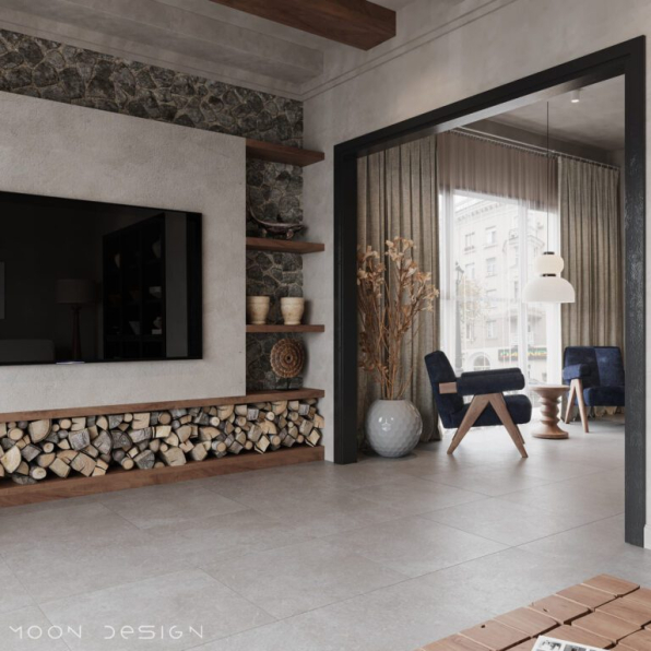 Nguyen Ha - Download Free 3D Interior Living Room - Kitchen Model 
