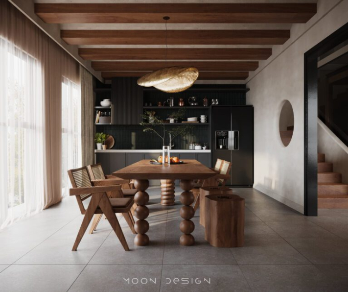 Nguyen Ha - Download Free 3D Interior Living Room - Kitchen Model 