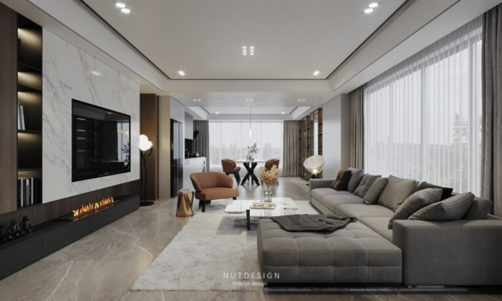 Nguyen Ngoc Tung - 3D Interior Living Room- Kitchen Model Download 