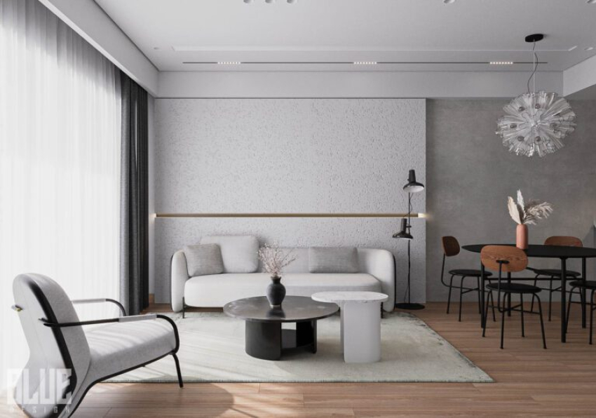 Huy Pham - 3D Interior Living Room- Kitchen Model Download 