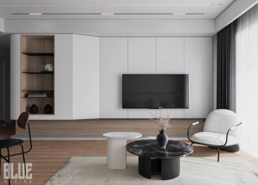Huy Pham - 3D Interior Living Room- Kitchen Model Download 
