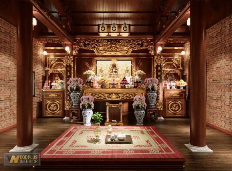 Le Ti - Free 3D Altar Room Interior Model Download