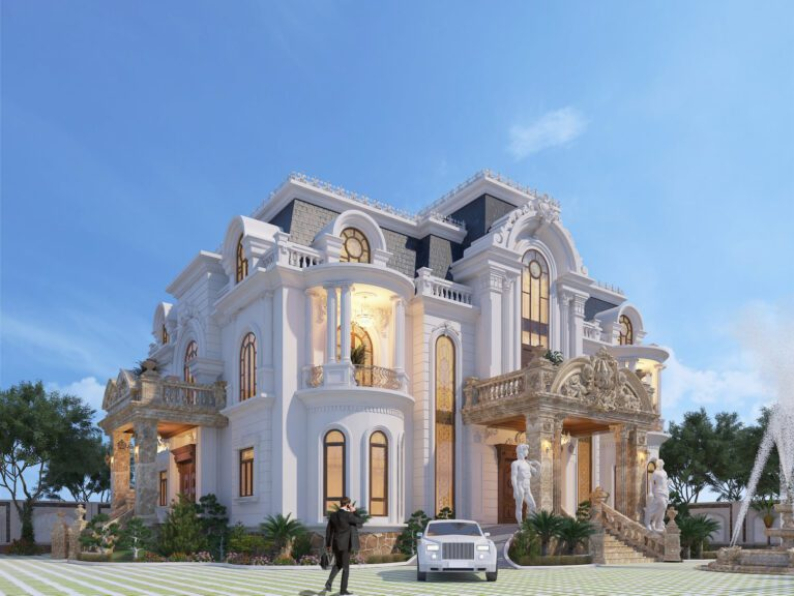 Hoang Dung - Free 3D Villa Exterior Model Download 