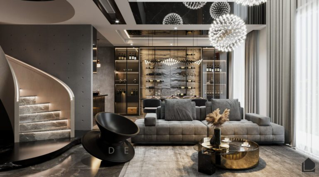 LuuAnh Van -  Free 3D Living Room Interior Model Download 