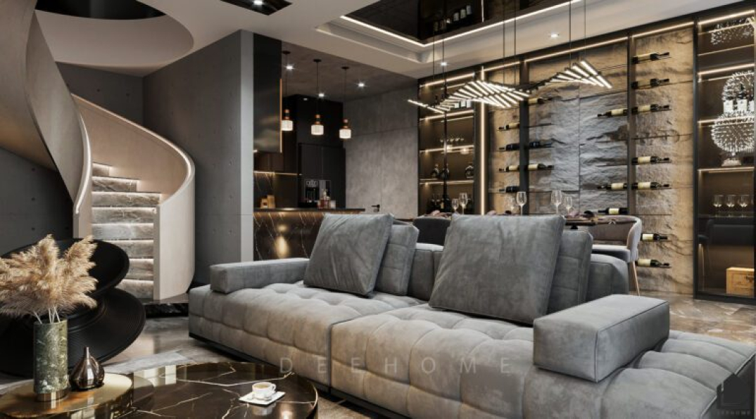 LuuAnh Van -  Free 3D Living Room Interior Model Download 