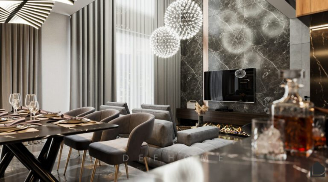 LuuAnh Van -  Free 3D Living Room Interior Model Download 