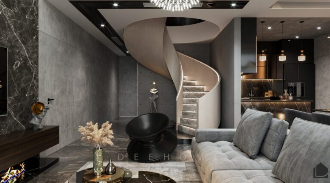 LuuAnh Van -  Free 3D Living Room Interior Model Download 