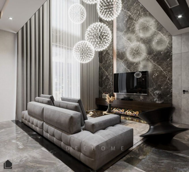 LuuAnh Van -  Free 3D Living Room Interior Model Download 