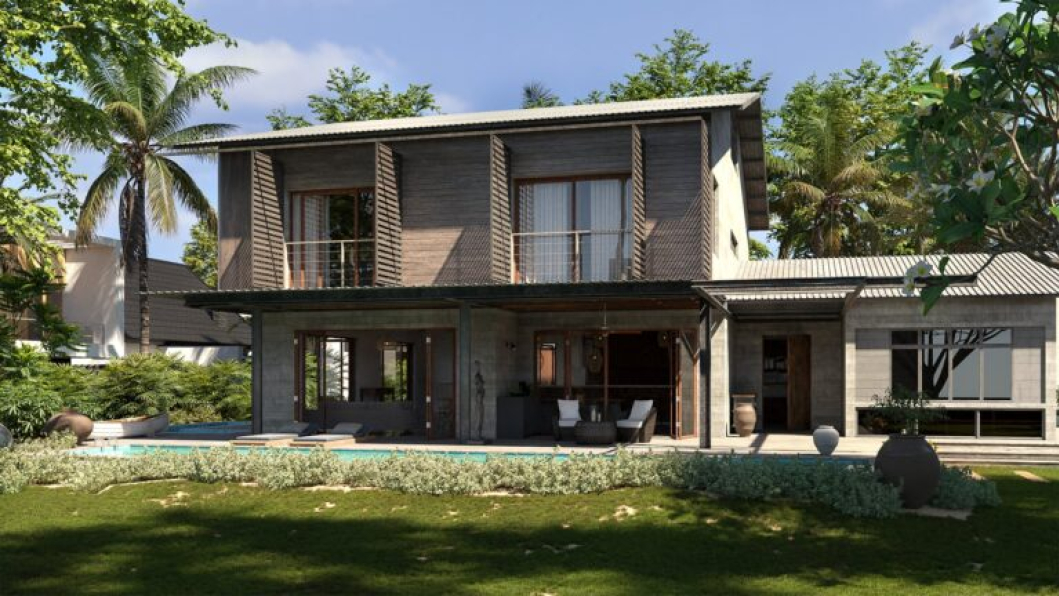 Thanh Nguyen - Free 3D House Tropical Exterior Model Download