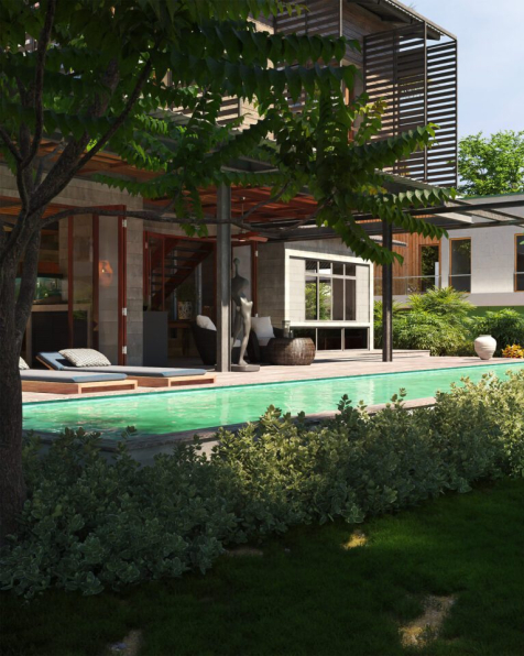 Thanh Nguyen - Free 3D House Tropical Exterior Model Download