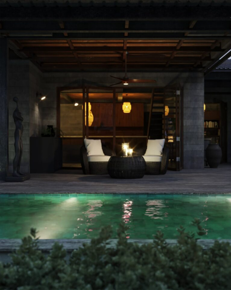 Thanh Nguyen - Free 3D House Tropical Exterior Model Download