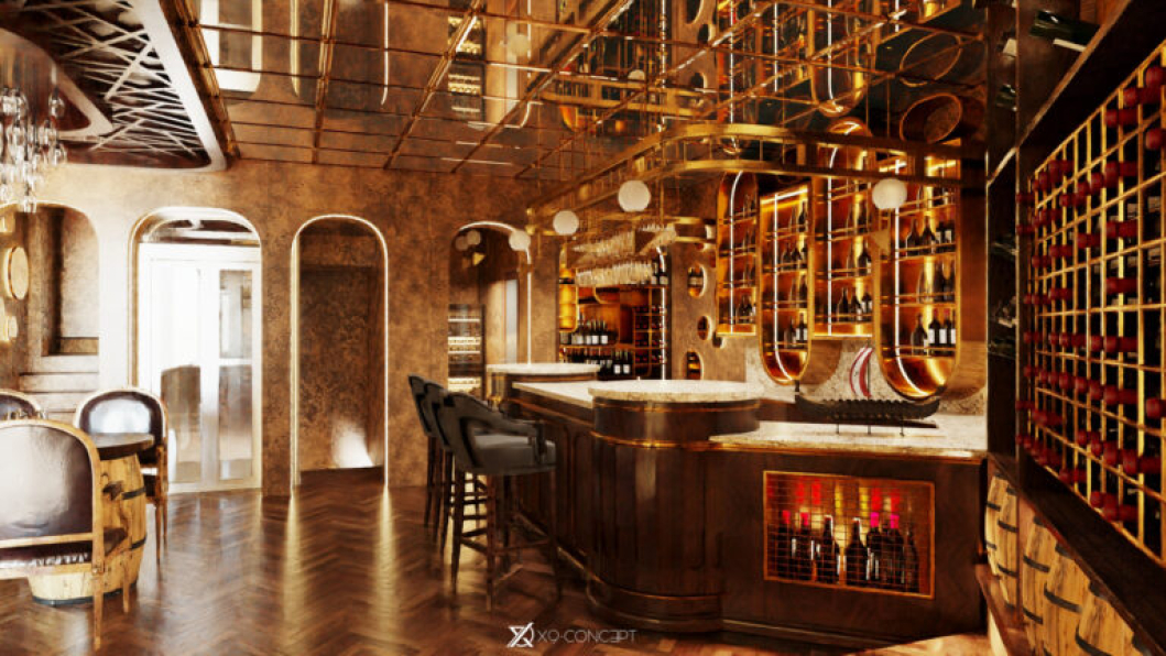  Mai Trung Hieu - Free 3D Model Wine Shop