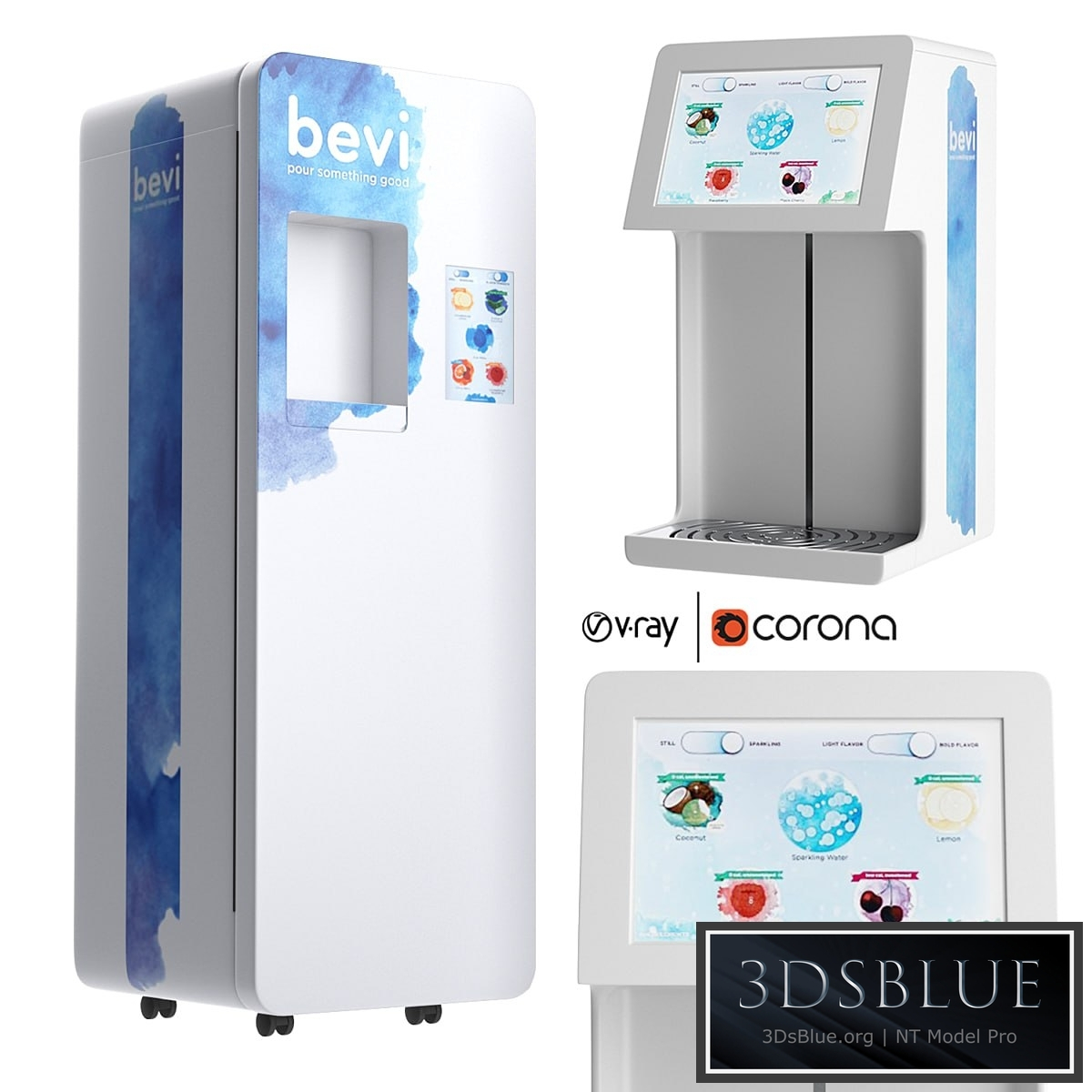 Countertop and Standup Bevi Fresh Water Dispenser