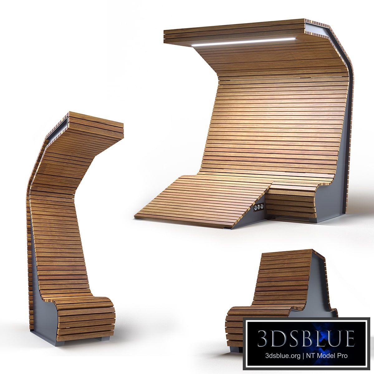 Smart bench ZENIO