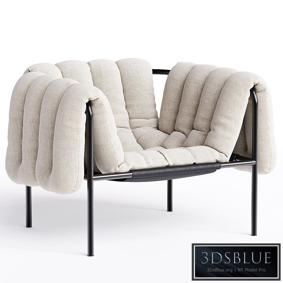 Puffy lounge chair