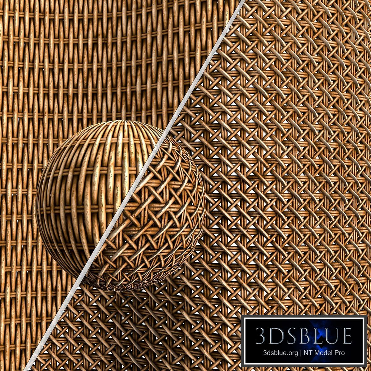 Woven bamboo & rattan cane material -vol.02