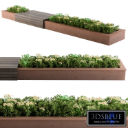 Urban Garden with bench