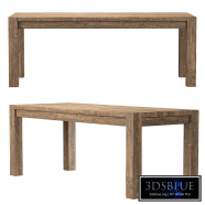 RH Reclaimed Russian Oak Dining Table / Wooden dining table