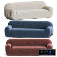 Cbs brace cream boucle sofa