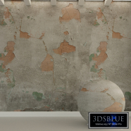 Concrete wall. Old plaster. 69