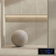 Stone tile set 25 - Tau Ceramica Cemento Lema Greige Natural
