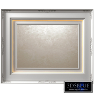 Art Deco coffered ceiling with OTTOCENTO decorative painting.Modern ceiling Decorative plaster