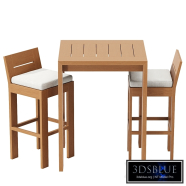 MARBELLA TEAK BAR SET