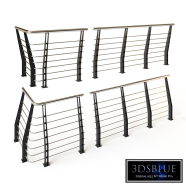 Embankment fencing, railings