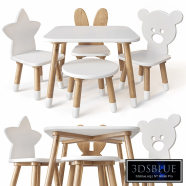 Children's table and chairs