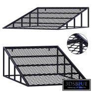 Ramp made of PVL on a metal frame