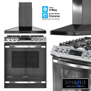 RANGE HOOD/GAS STOVE