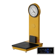 Round floor industrial scales