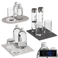 Water bottle and glass NG4