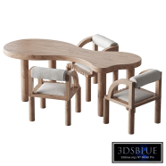 Nuageinteriors Leon Activity Table and Percy Chair by nuage interiors