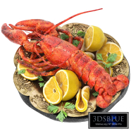 seafood lobster plate