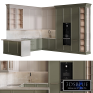 Kitchen in neoclassical style 78