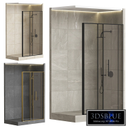 Shower cabin with partition 05