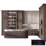 Kitchen in neoclassical style 81