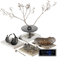 Decorative set with branches ch22