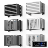 Facade basket for air conditioner