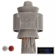 Fringe Thread Pendant Light 001