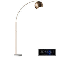 Pottery Barn Nella Metal Arc Sectional Floor Lamp