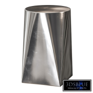 Zara Home Stainless Steel Side Table