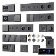 Sockets and switches Donel series R98 Metal