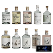 Aestetic Bottles for Shelves in a Bar or a Restaurant