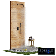 Delta Faucet Modern Raincan Outdoor Shower