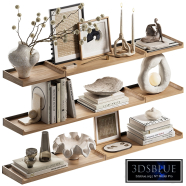 Shelves with decorative set CH3